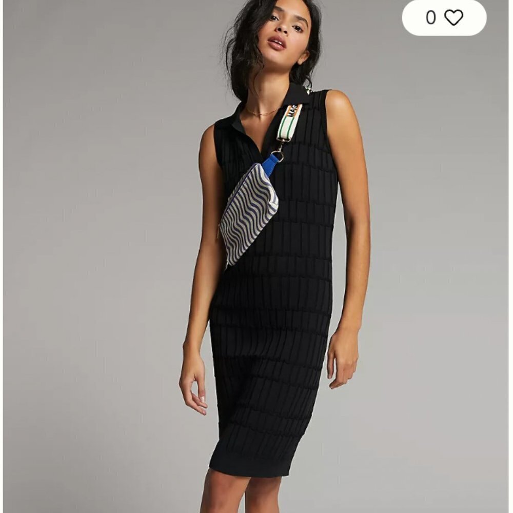 Anthropologie Current Air Spliced Mini Dress Size Medium EUC